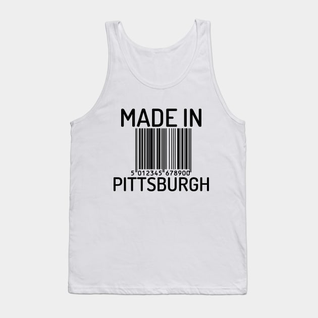 Made in Pittsburgh Tank Top by 9 Turtles Project